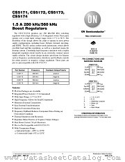 CS5174EDR8 datasheet pdf ON Semiconductor