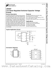 LM2687LDX datasheet pdf National Semiconductor