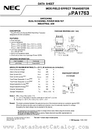 UPA1763G-E2 datasheet pdf NEC