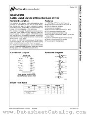 DS90C031BTMX datasheet pdf National Semiconductor