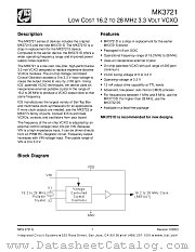 MK3721 datasheet pdf Texas Instruments