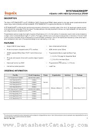 HY57V64420HGT(P)-55 datasheet pdf Hynix Semiconductor