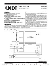 IDT7188L85DB datasheet pdf IDT