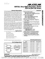 MAX4236A datasheet pdf MAXIM - Dallas Semiconductor