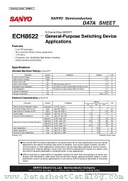 ECH8622 datasheet pdf SANYO