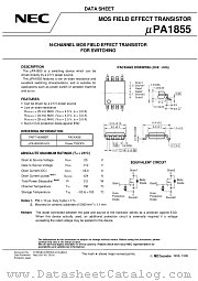 UPA1855GR-9JG-E1 datasheet pdf NEC