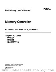 NT85E502 datasheet pdf NEC
