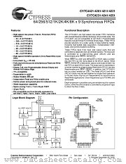 CY7C4221-25AC datasheet pdf Cypress