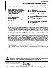 TLK3104SCGNT datasheet pdf Texas Instruments