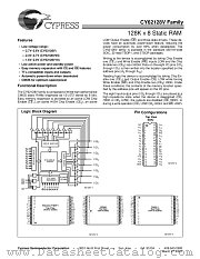 CY62128VLL-70SC datasheet pdf Cypress