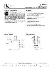 ICS8545 datasheet pdf Texas Instruments