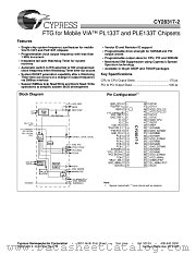 CY28317ZC-2 datasheet pdf Cypress