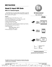 MC74LVX32 datasheet pdf ON Semiconductor