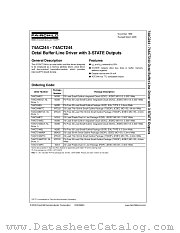 74AC244SC datasheet pdf Fairchild Semiconductor