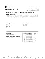 54F574DMQB datasheet pdf National Semiconductor