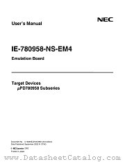 IE-780958-NS-EM4 datasheet pdf NEC