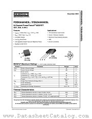 FDD044AN03L datasheet pdf Fairchild Semiconductor