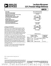 ADR293GRU datasheet pdf Analog Devices