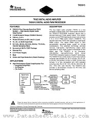 TAS5015PFBR datasheet pdf Texas Instruments