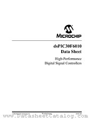 DSPIC30F6010 datasheet pdf Microchip