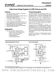CM3132-02SH datasheet pdf California Micro Devices Corp