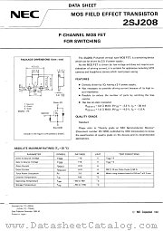 2SJ208-T1 datasheet pdf NEC