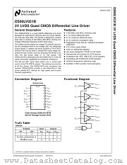 DS90LV031BTM datasheet pdf National Semiconductor