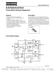 KA7630TS datasheet pdf Fairchild Semiconductor