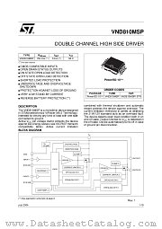VND810M datasheet pdf ST Microelectronics