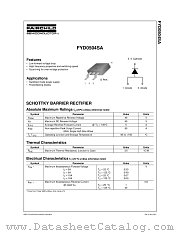 FYD0504SATM datasheet pdf Fairchild Semiconductor