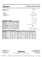 MT3363A-UY datasheet pdf Marktech Optoelectronics