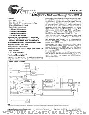 CY7C1325F-133AC datasheet pdf Cypress