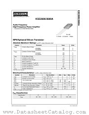 KSC2690AOSTSTU datasheet pdf Fairchild Semiconductor