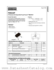 FDN342P_NL datasheet pdf Fairchild Semiconductor