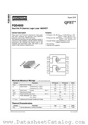 FQS4900TF datasheet pdf Fairchild Semiconductor