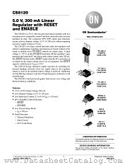 CS8120 datasheet pdf ON Semiconductor
