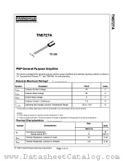 TN6727A_D74Z datasheet pdf Fairchild Semiconductor