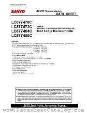 LC877464C datasheet pdf SANYO