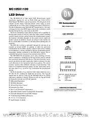 MC10SX1130DR2 datasheet pdf ON Semiconductor