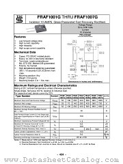 FRAF1004G datasheet pdf Taiwan Semiconductor