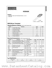 KSE5020S datasheet pdf Fairchild Semiconductor