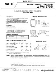 UPA1870BGR-9JG-E1 datasheet pdf NEC
