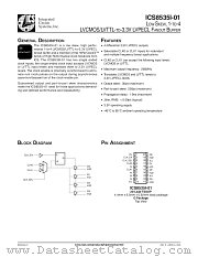 ICS8535I-01 datasheet pdf Texas Instruments