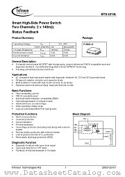 BTS 5210L datasheet pdf Infineon