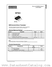 NZT651_NL datasheet pdf Fairchild Semiconductor