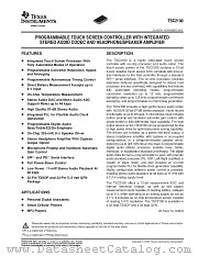 TSC2100IDAR datasheet pdf Texas Instruments