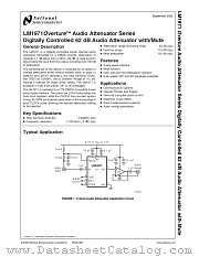 LM1971MX datasheet pdf National Semiconductor