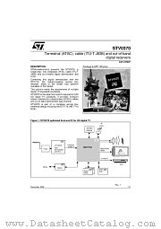 STV0370 datasheet pdf ST Microelectronics