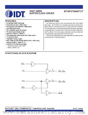 IDT49FCT806CTQ8 datasheet pdf IDT