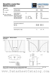 MQF20.0-0500/01 datasheet pdf Vectron